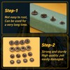 50 Sets Snap Button Kits, Leather Snaps Fasteners Kit 10mm