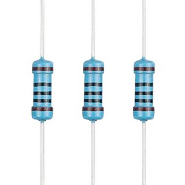 EDGELEC 100pcs 100 ohm Resistor 1/2w (0.5Watt) ±1% Tolerance Metal Film Fixed Resistor, Multiple Values of Resistance Optional
