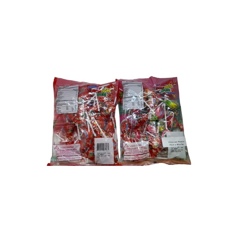 Bon Bon Bum Surtido/Bon Bon Bum Assorted & Rojo Fresa/Strawberry