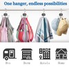 Belt Organizer for Closet,2PCS Tie Rack, Belt Tie Hanger for