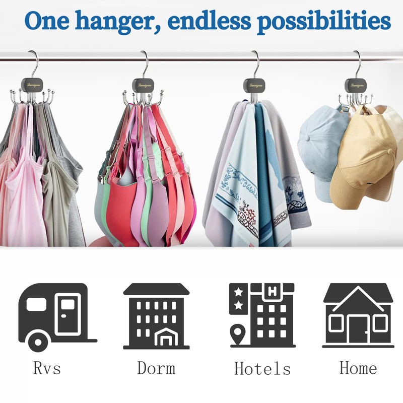 Belt Organizer for Closet,2PCS Tie Rack, Belt Tie Hanger for