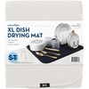 S&T INC. Dish Drying Mat XL, Highly Absorbent Microfiber Kitchen