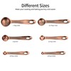 Viwehots Copper Measuring Cups and Spoons Set 16, Dry&Liquid Stainless