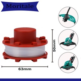 Moritale Thread Spools Replacement for Einhell GE-CT 36/30 Li E Solo AGILLO 36/255 BL AGILLO 18/200 3405096 (Pack of 2)