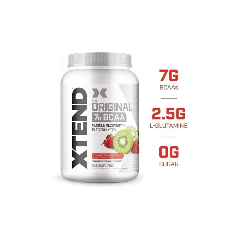 Scivation Xtend Bcaa- 90 Servicios - Sabor Strawberry kiwi splash