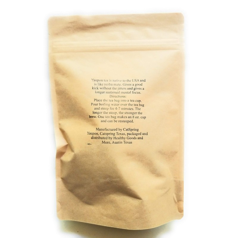 Dark Roast Yaupon Tea (24 single tea bags)