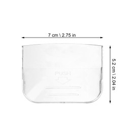 FELTECHELECTR 5pcs Rice Cooker Water Box Plastic Drinking Glasses Clear Drinking Cups Clear Plastic Cup Transparency Condensation Collector Rice Cooker Accessories Plastic Water Collectors