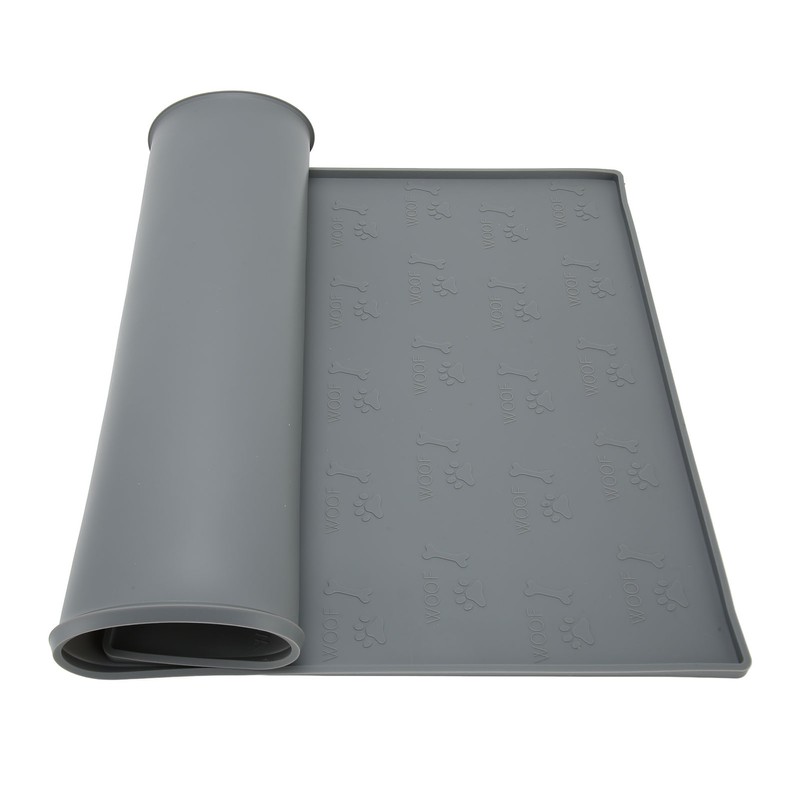 Pet Placemat Prevent Spill Dishwasher Safe Slip Proof Waterproof Silicone