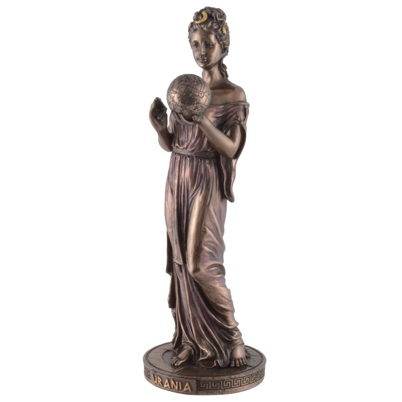 VOGLER Joh. Vogler GmbH Urania Muse, Goddess of Astronomy, Bronzed