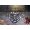 Nemesis Now Caged Heart Box, Silver, 10.5cm