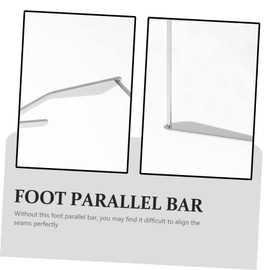 jojofuny 2Pcs Sewing Machine Presser Foot Rod Multi Functional Parallel Guide for Quilting Crafting Easy Installation for Brother Singer Babylock Essential Sewing Accessories