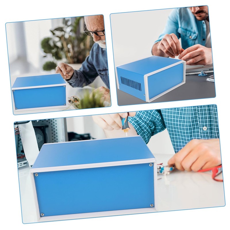 Alipis Aluminum Enclosure Box for Electronics Electric Project Case Weatherproof