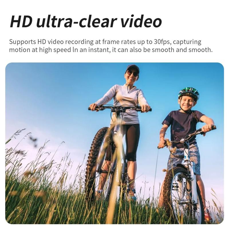 HalePower 4K HD Pocket Camera with Rotatable Wide Angle Lens,