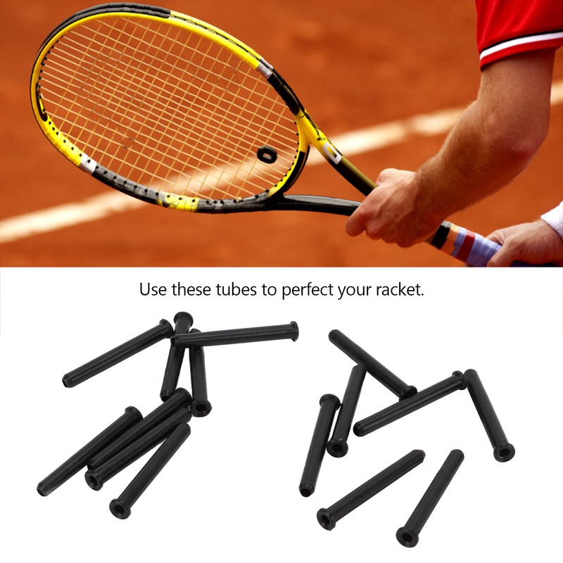 15pcs/set Tennis Racket Wire Protection Tube Durable Tennis Racket Stringing