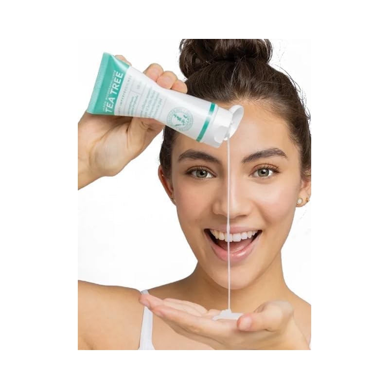 Exfoliante Facial Tea Tree, Limpieza Profunda, con Aceite Esencial de
