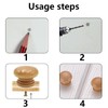12Pcs Wooden Drawer Knobs, Door Knobs for Cupboards, Wooden Knobs,