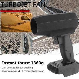 Electric Cordless Leaf Blower, PETG 150000RPM Handheld Electric Leaf Blower, Jet Dry Blower Fan Violent Jet Blower Turbofan Powerful Cordless for Lawn Patio Outdoors Car Home (for)