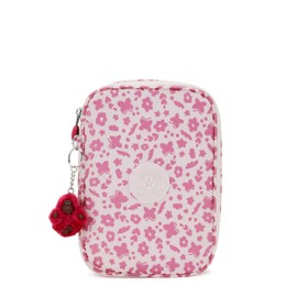 Kipling 100 Pens Pouches/Cases, 21X5X15, Magic Floral (Pink)