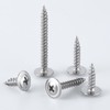 (250 pcs)#8×1" Phillips Truss Head Wood Screws Stainless Steel 410