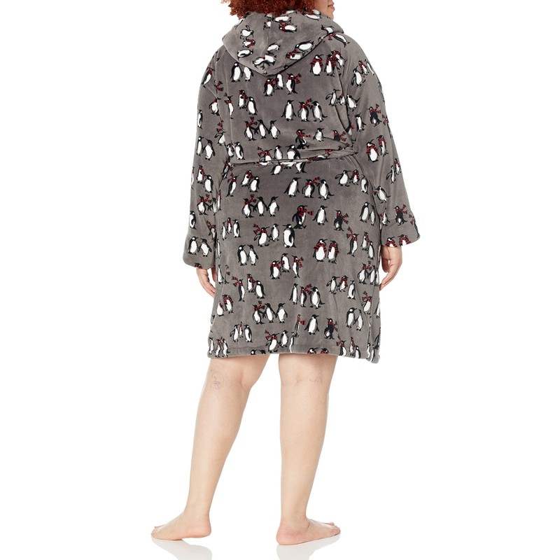Vera Bradley Women's Cozy Life Hooded Robe (Extended Size Range),