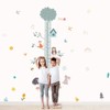 SUPERDANT Cartoon Animals Height Growth Chart Wall Sticker Big Tree