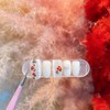 Camellia InknitHandmade Nail Tips - Square / 동백이니트수제네일팁 - 스퀘어