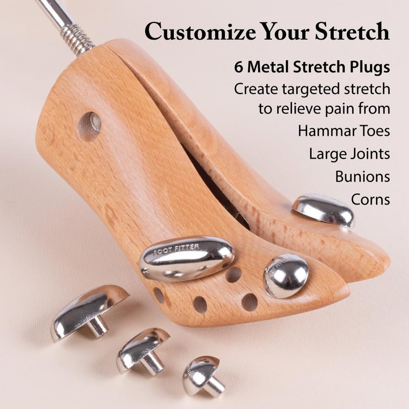 FootFitter Premium Women’s High Heel Stretcher for 3” to 6”