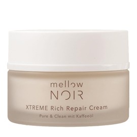 mellow NOIR Xtreme Rich Repair Cream 50 ml - Rich Moisturising Cream for Mature, Dry, Sensitive Skin - Regenerates the Skin Barrier After Day 1 - Reduces Itching and Tension