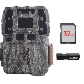Browning Strike Force Pro DCL Nano Trail Game Camera Bundle Includes 32GB Memory Card and J-TECH Card Reader (26MP) | BTC5DCLN