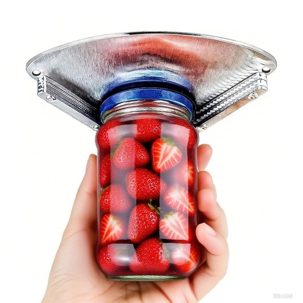 Upgraded Stainless Steel Under Cabinet Jar Opener for Seniors, Stainless