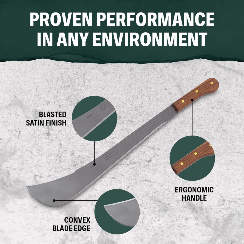 Condor Tool & Knife Viking Machete - 3mm Thick Full