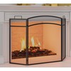 Calidola 3 Panel Fireplace Screen 48" W x 29" H