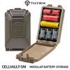 CellVault-5M Modular Battery Storage for CR123, 18650, 18350, CR2032, AA,
