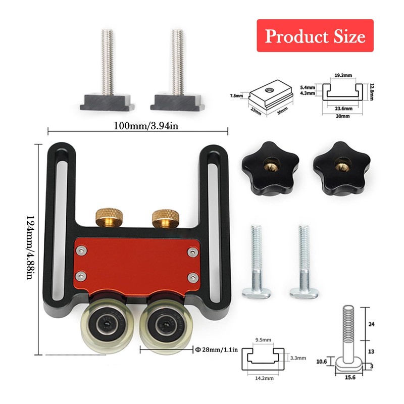 Table Saw Feeder - 2pcs Woodworking Table Saw Pressing Feeder