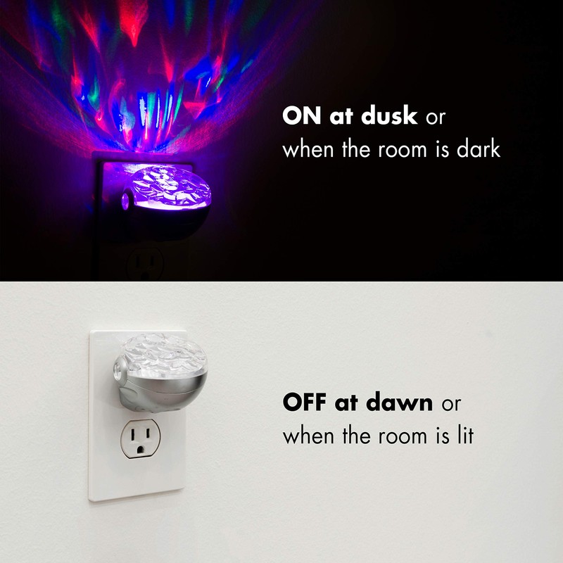 Projectables Northern Lights LED Projection Night Light with Moving Atmospheric