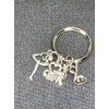 Woodstar Cheer Keychain Cheerleading Cheer Dance Lightweight Compact Metal Keychain