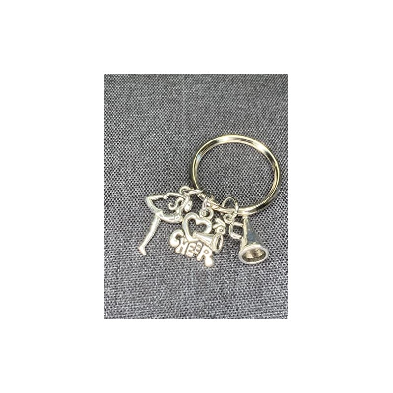Woodstar Cheer Keychain Cheerleading Cheer Dance Lightweight Compact Metal Keychain