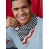 Motique Accessories Cotton Print Bandana (Wavy American Flag)