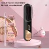 Cepillo Cerámico Alisador Compacto Recarga Usb Portátil
