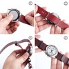 BINLUN Leather Watch Strap One Piece Oiled Leather Strap 18