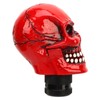 Skull Gear Shift Knob Red Universal Skull Head Resin Shift
