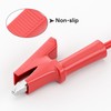 Cleqee Crocodile Clips Test Cable Two Ends Crocodile Cable, Pack