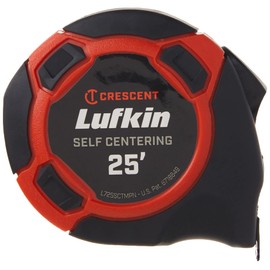 Crescent Lufkin 700 Series Self-Centering Tape, 25-Feet - L725SCTMP