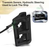 Hydraulic Steering Lock for Outboard Motor Trailering Transport, 4" Steer