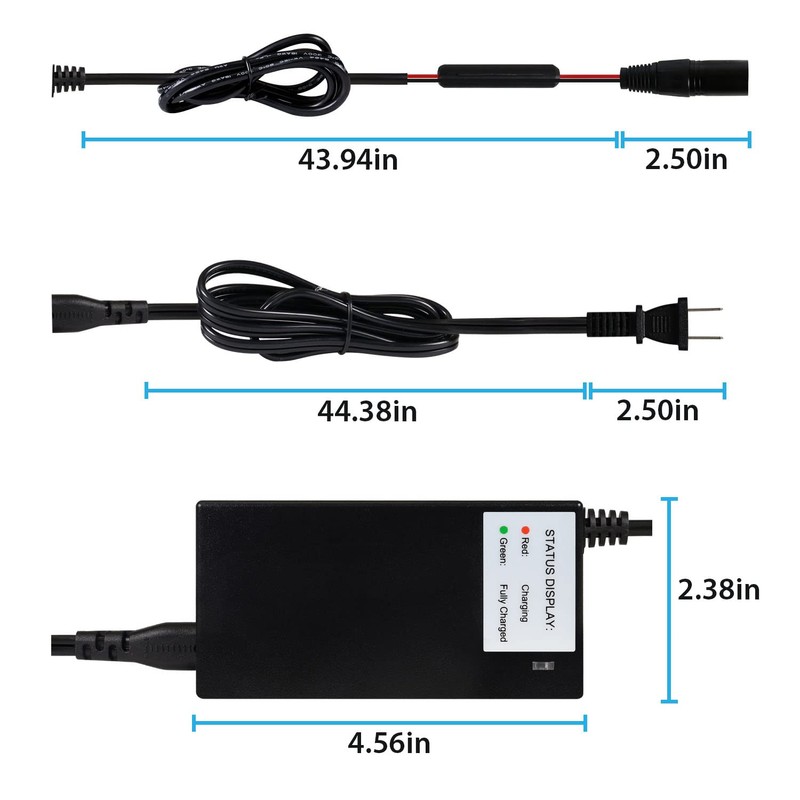 Mighty Max Battery 24V 2A Wheelchair Battery Charger with XLR