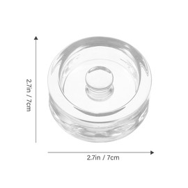 UTHCLO Glass Fermentation Weights for Preserving Jars, Ideal for Fermentation of Vegetables, High-Quality Glass Weights with Practical Fermentation Lids