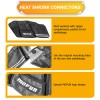 MOFUN 2 Pack Motorcycle Saddlebag Organizers for Harley Road King