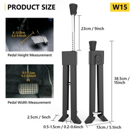 OPSOOPI Brake Pedal Lock - Car Anti Theft Device with Led, Pedal Lock Anti Theft Car Security, 3 Second Install Car Theft Prevention Device for SUV/Truck/Van