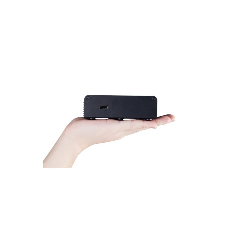 Silverstone Tek Aluminum NUC Case with Top Cover Heat-Pipe and