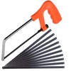 Hacksaw, Professional Hack Saw with 10 Blades, Adjustable Angle Junior